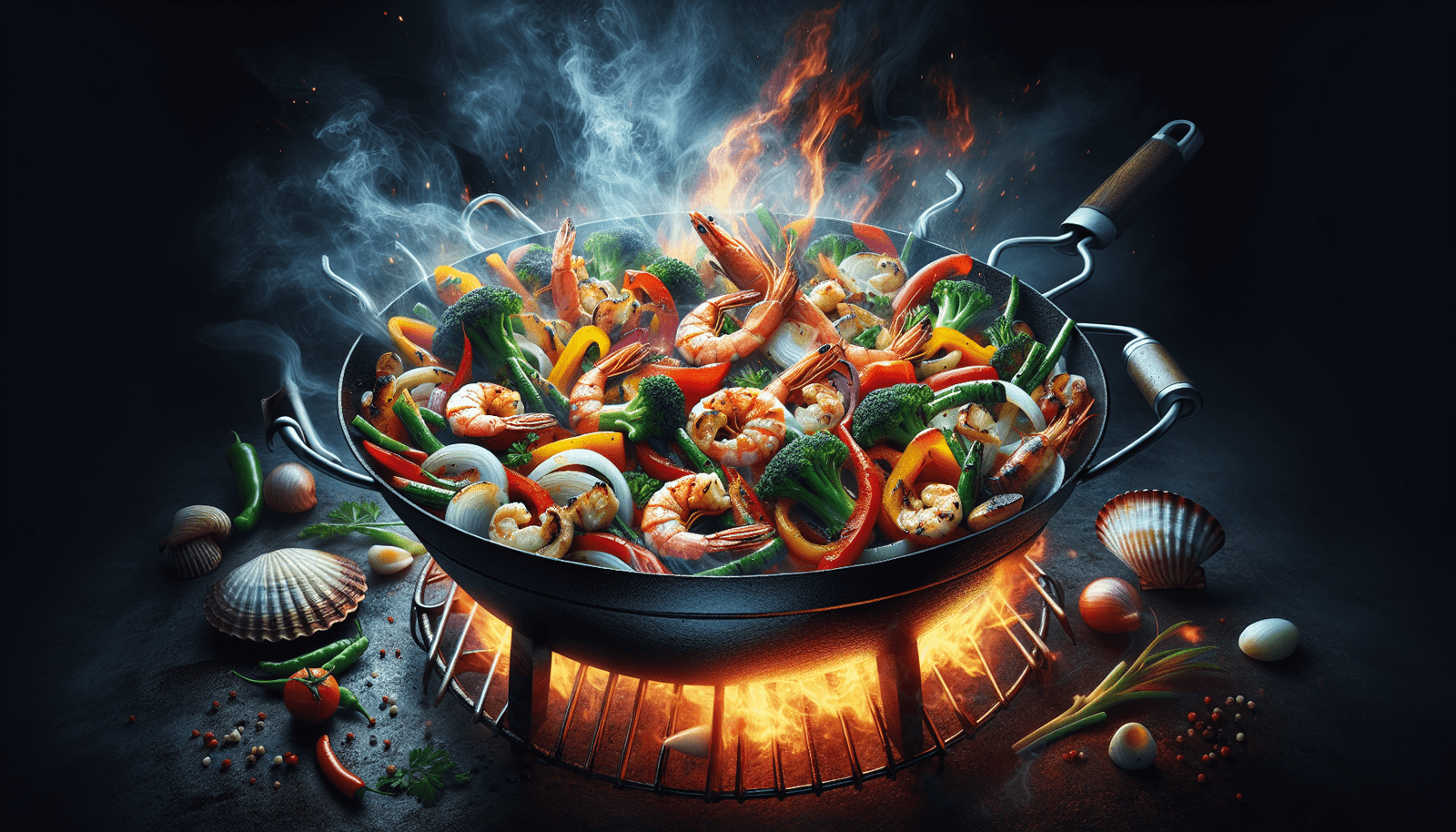 Grill Wok: For Stir-frying Vegetables Or Seafood On The Grill.