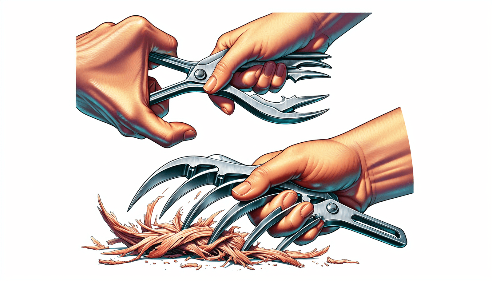 Meat Claws: For Shredding And Handling Large Cuts Of Meat Like Pulled Pork.